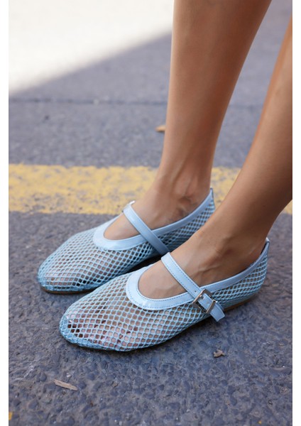 Alaya Kadın Kahverengi File Detay Babet