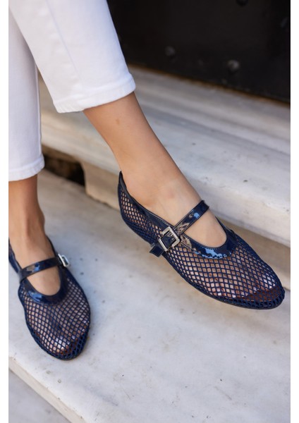 Alaya Kadın Kahverengi File Detay Babet indirimleri