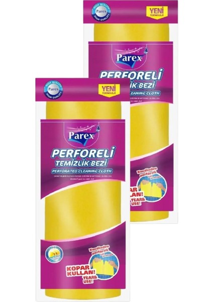 Perforeli Temizlik Bezi İkili Paket