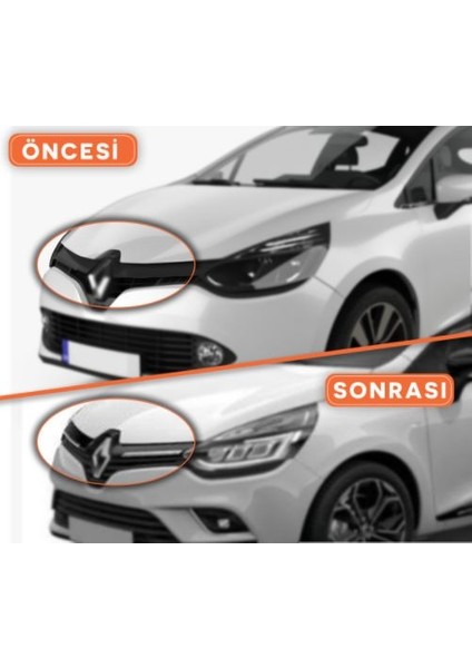 Renault Clio 4 Hb Krom Ön Panjur 2 Parça 2012 ve Üzeri fiyatları