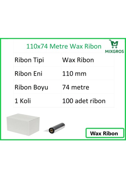 110X74 Metre Wax Ribon 100 Adet modelleri