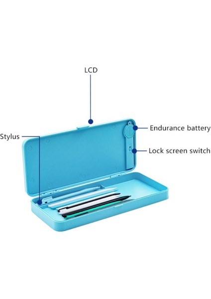 LCD Çizim Tableti Kalem Kutusu Elektronik Yazı ve Çizim Tahtası (Çocuklar Için, 7 Inç - 18 Cm) modelleri