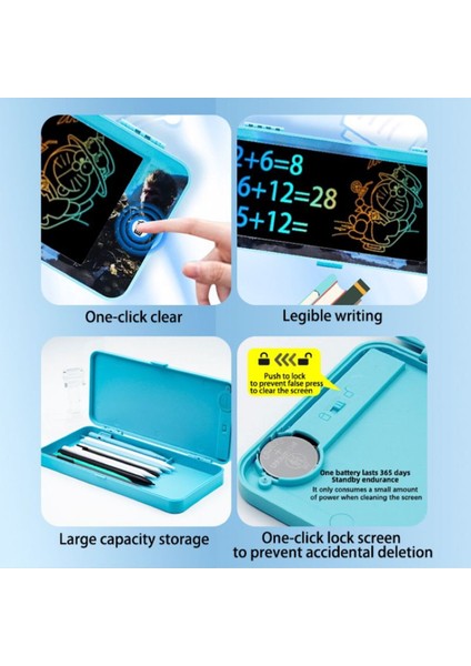 LCD Çizim Tableti Kalem Kutusu Elektronik Yazı ve Çizim Tahtası (Çocuklar Için, 7 Inç - 18 Cm) fırsatları