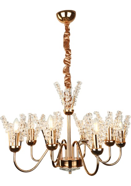 Leroy 8.li Avize Gold Kaplama modelleri