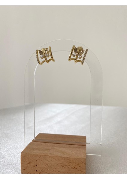 Kelebek Detaylı Xupıng Çelik Küpe fiyatları