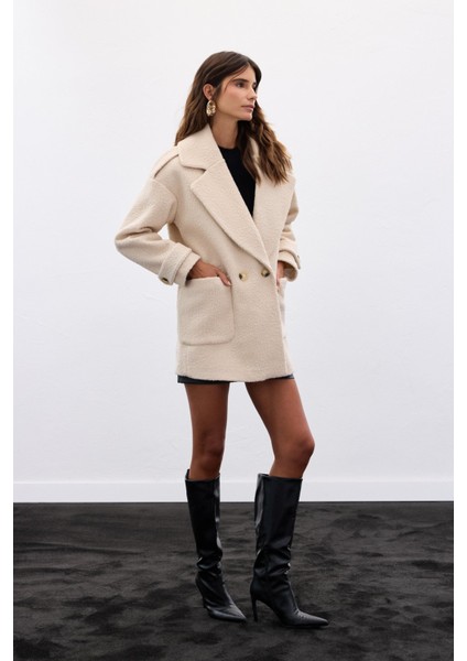 Buklet Kısa Kaban - Bej modelleri