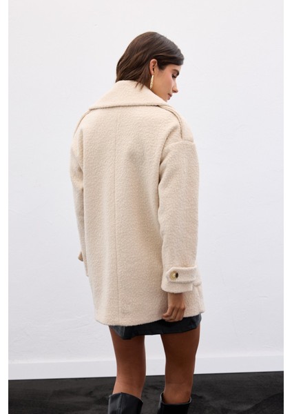 Buklet Kısa Kaban - Bej