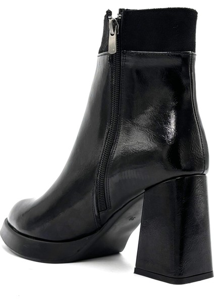 Lenora Kalın Topuklu Sivri Burun Kadın Bot Siyah modelleri