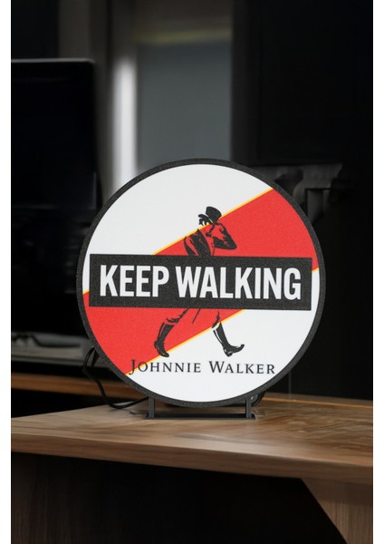 Johnnie Walker Modern “keep Walking” Tasarımlı Dekoratif Aydınlatma modelleri
