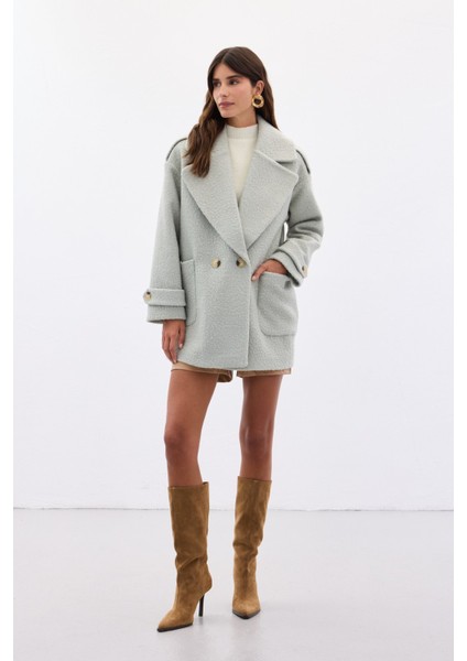 Buklet Kısa Kaban - Mint modelleri