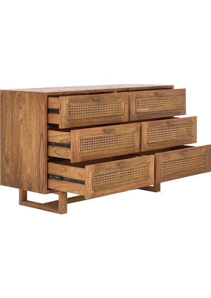 Vista Masif Ahşap Hazeranlı Şifonyer fiyatları