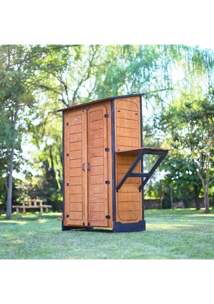 “mandu” Ahşap Slim Maxi Depolama Dolabı