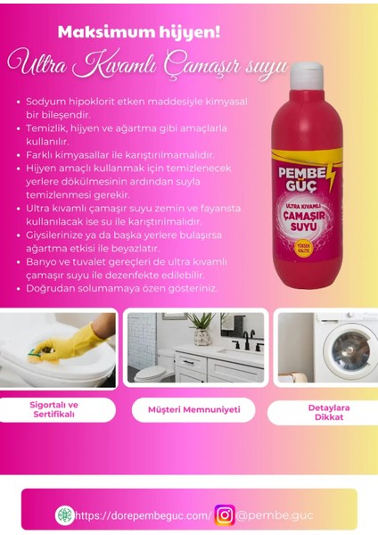 Konsantre Çamaşır Suyu Ultra Kıvamlı fiyatları