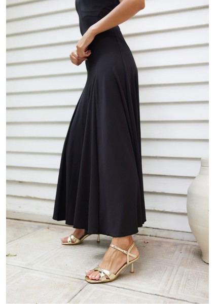 Estela Kadın Altın Çapraz Bantli Sandalet