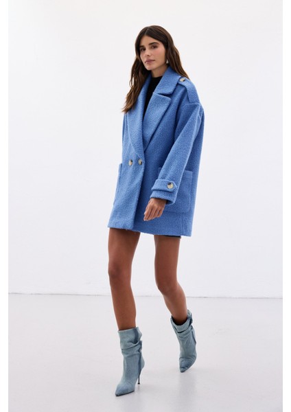 Buklet Kısa Kaban - Mavi fırsatları