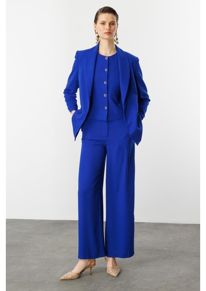 Kolu Büzgülü Cep Detaylı Ceket-Sax fırsatları