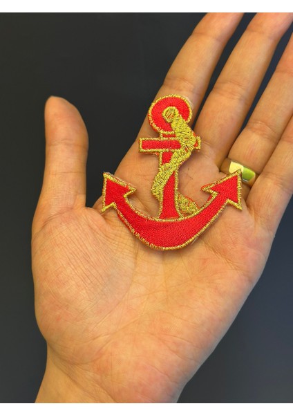 Ütü Ile Yapışan Nakış Işleme Çapa Arma Dikiş Aplike 7x6 cm fiyatları