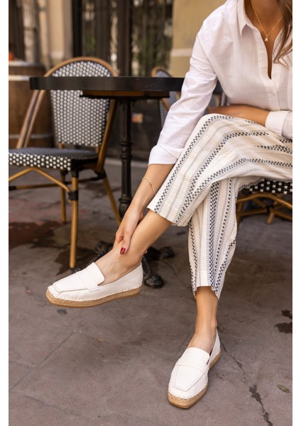 Palmer Kadin Altın Gercek Deri Espadril Ayakkabi fırsatları