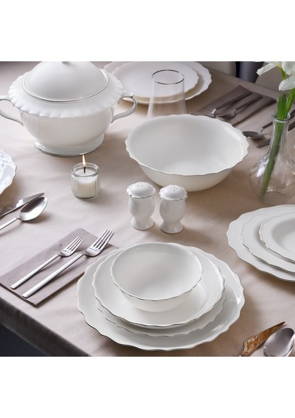 Seawave Platin 60 Parça 12 Kişilik Yemek Takımı