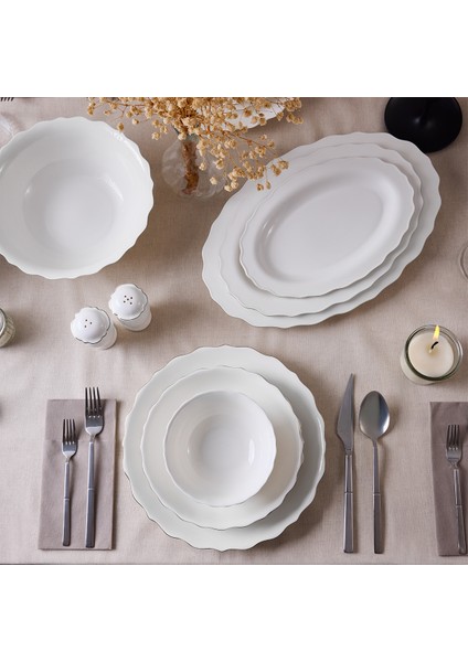 Seawave Platin 60 Parça 12 Kişilik Yemek Takımı modelleri