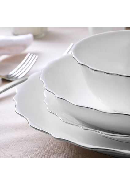 Seawave Platin 60 Parça 12 Kişilik Yemek Takımı fırsatları