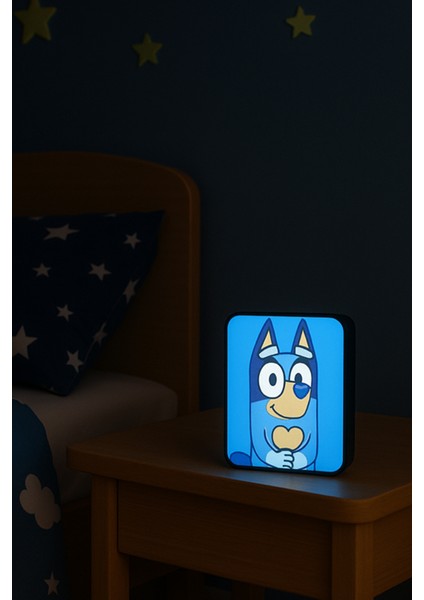 Bluey Tasarımlı Dekoratif Gece Lambası modelleri