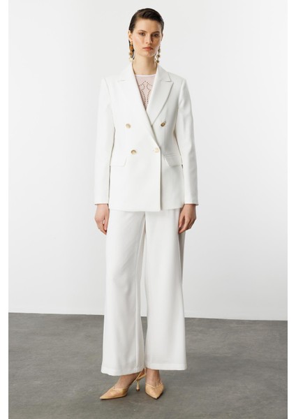 Kruvaze Yaka Hürrem Ceket-Kemık fiyatları