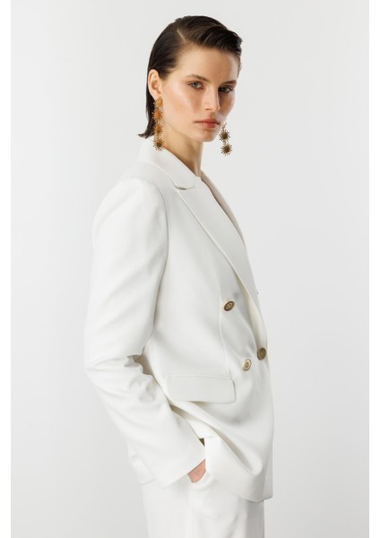 Kruvaze Yaka Hürrem Ceket-Kemık modelleri