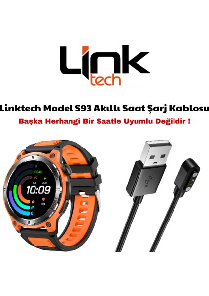 Model S93 Akıllı Saat Şarj Kablosu Not - Başka Herhangi Bir Akıllı Saat Ile Uyumlu Değildir