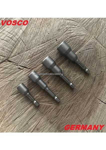 Manyetik Lokma Seti Somun Sıkma Ucu Lokma Bits Uç Seti 4pcs Germany