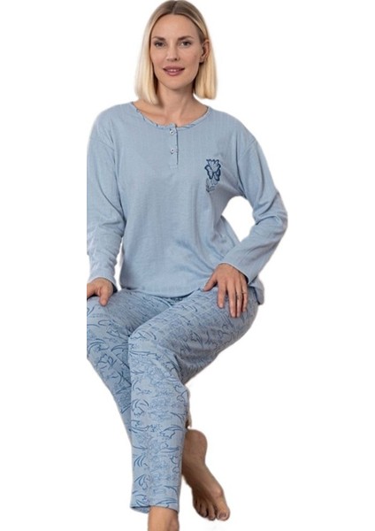 Serena Notte Kışlık Kadın Pijama Takımı Yumuşak Interlok Kumaş M/2xl fiyatları