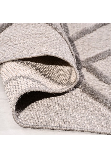 Fox Iskandinav Krem Kabartmalı Modern Dokuma Halı - FC04K modelleri