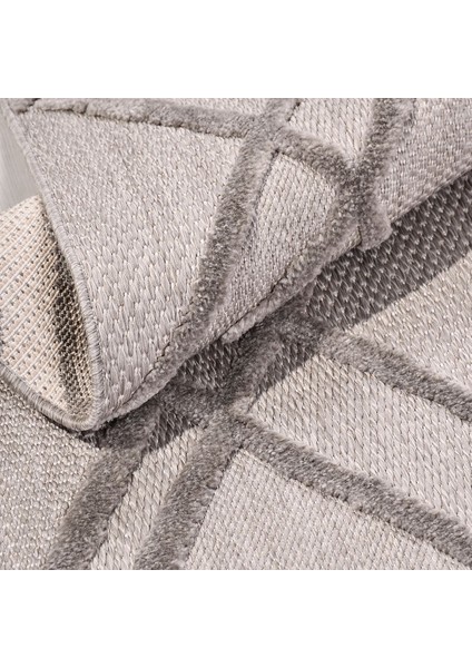 Fox Iskandinav Krem Kabartmalı Modern Dokuma Halı - FC04K fırsatları