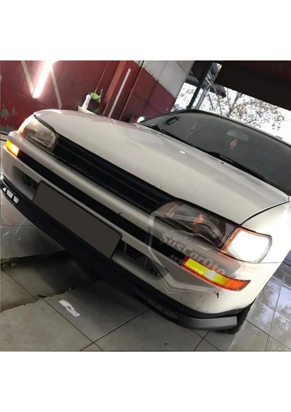 Toyota Corolla AE101 Efsane Kasa 1991-1998 Uyumlu Üniversal Laguna Lip Esnek Ön Lip 2 Parça Tampon Altı Dil Karlık Ön Ek