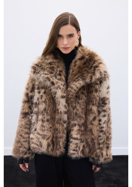 Leopar Desenli Kürk - Leopar indirimleri
