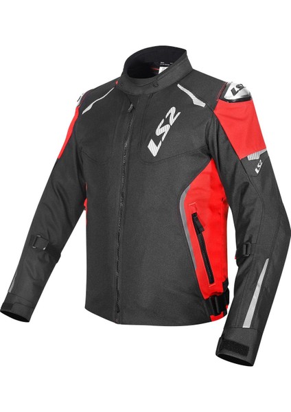 Zoom Erkek Motosiklet Mont Siyah-Kırmızı