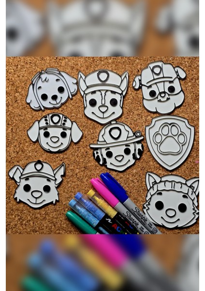 Paw Patrol Boyama Seti – Yaratıcı Aktivite Paketi | Çocuklar Için Eğlenceli Boyama ve Sanat Seti