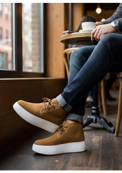 ET0550 İçi Kürklü Bağcıklı Taba Erkek Tarz Spor Bot fırsatları