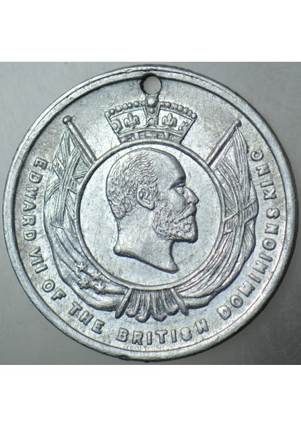 Yeni Zelanda Madalya 1907. Ingiliz Dominyonu Olmanın Anısına-Kral 7. Edward. 27 mm Alüminyum. fiyatları