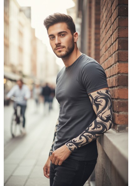 Breaking Giyilebilir Desenli Kol Dövmesi Tattoo