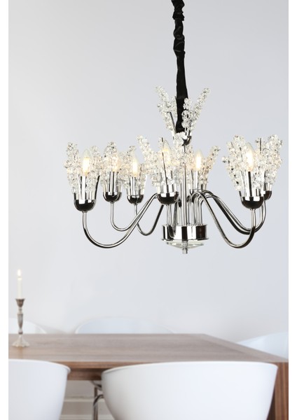 Leroy 8.li Avize Krom Kaplama