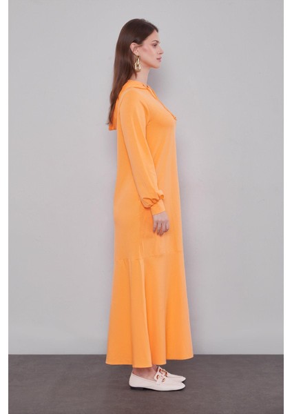 Yavruağzı Kapuşonlu Gizli Cep Detaylı Elbise fiyatları