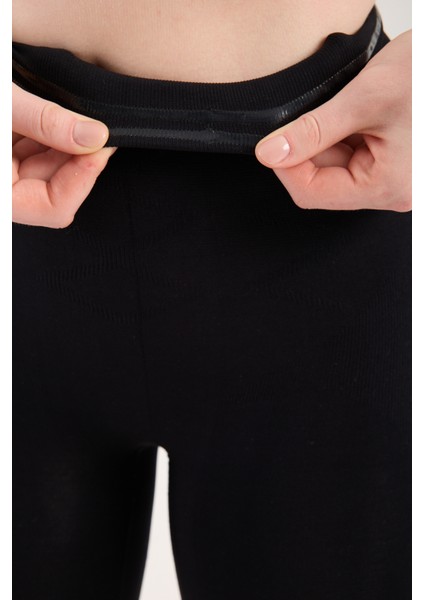 Salmano Model Yüksek Bel Şekillendirici Korse Tayt, Dikişsiz Vücut Sıkılaştıran, Kalça ve Basen Toparlayıcı, Ten/siyah fırsatları