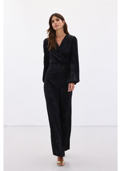 Desenli Kruvaze Tulum - Siyah fiyatları