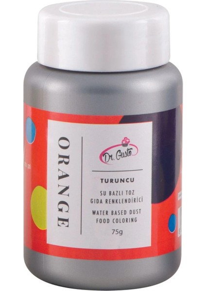 Dr.gusto 75 gr Su Bazlı Toz Turuncu