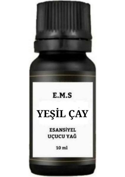 Yeşil Çay Esansiyel Uçucu Yağ Buhurdanlık Ortam Kokusu Yağı Difüzör Esansı Aromaterapi Ortam Kokusu 10 ml