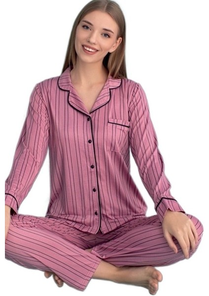 Aurora Bella Kadın Pijama Takımı Yumuşak Soft Kumaş Tam Kalıp S/2xl fırsatları