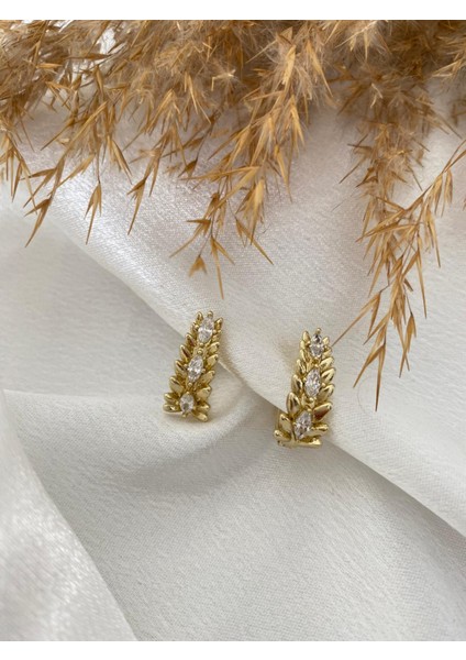 Zirkon Taşlı Xupıng Çelik Küpe