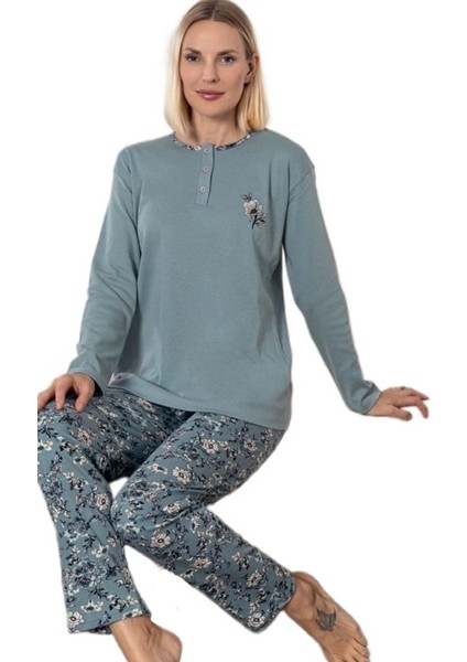 Luna Milano Kışlık Kadın Pijama Takımı Penye Interlok Kumaş M/2xl fiyatları