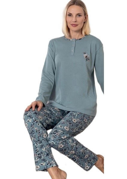 Luna Milano Kışlık Kadın Pijama Takımı Penye Interlok Kumaş M/2xl fırsatları